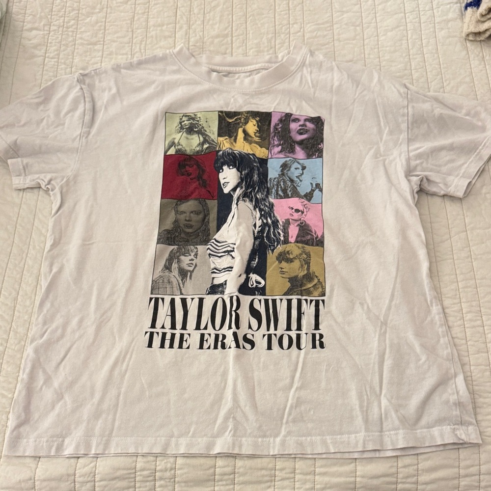 Taylor Swift Multicolor Graphic Tee - The Eras Tour - Very Good Condition